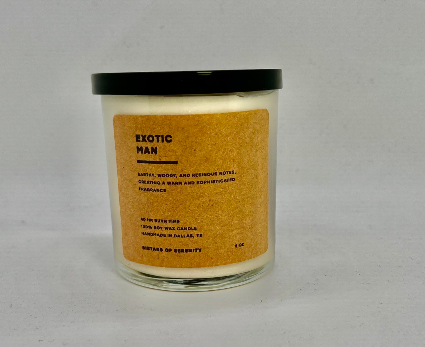 Exotic Man 8oz Glass Candle