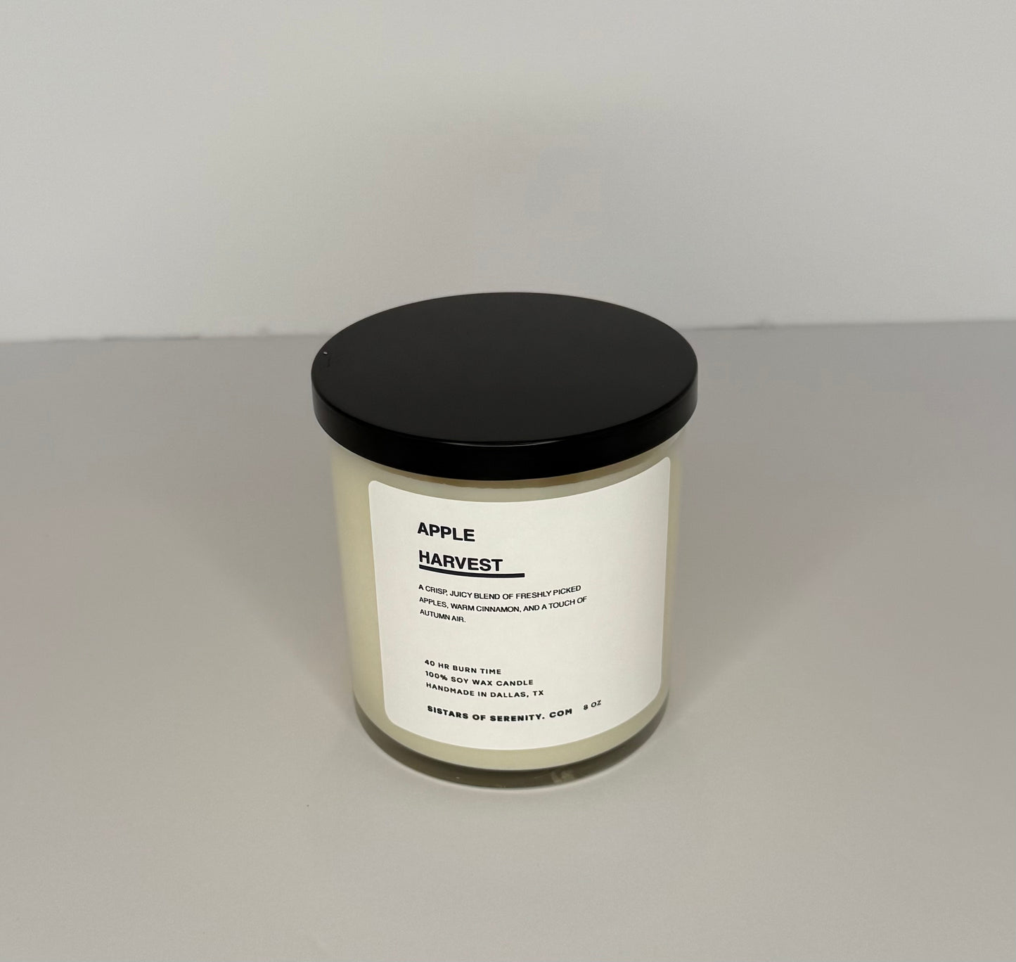 Apple Harvest 8oz Glass Candle