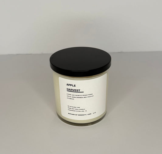 Apple Harvest 8oz Glass Candle